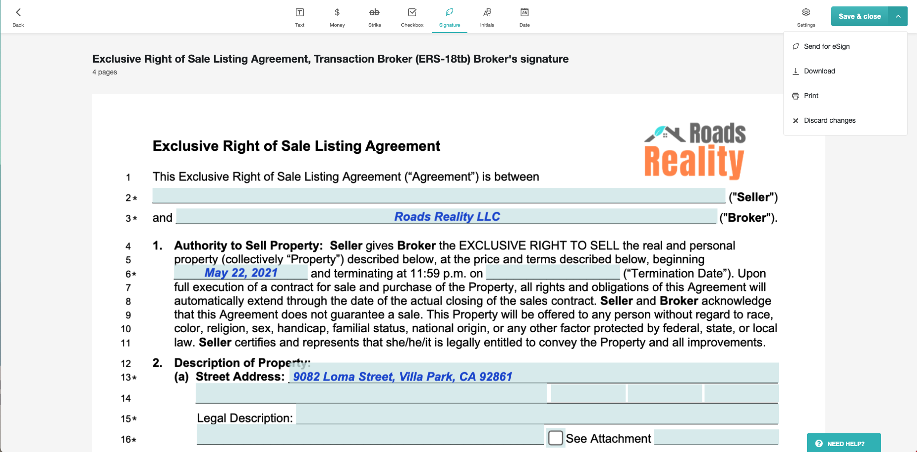screenshot of BoldTrail Back Office